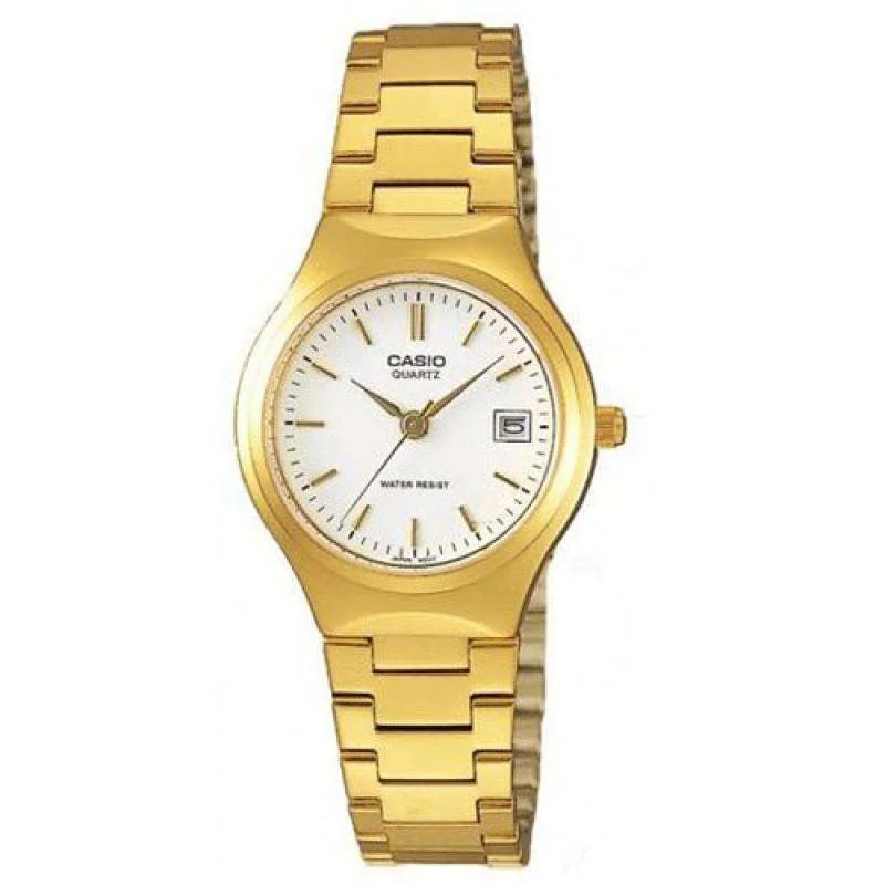 Watches with Heart Rate and Blood Pressure MonitorCasio LTP-1170N-7A Gold Plated Watch for Women