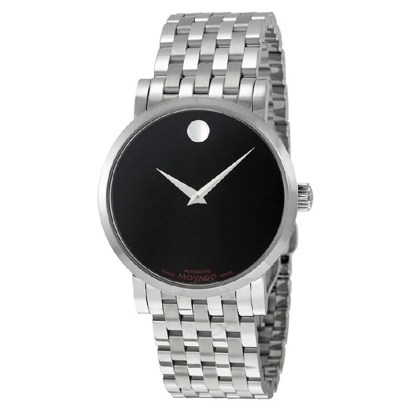 Watches with Silicone Straps for a Soft FeelMovado Men's 0606115 Museum Automatic Stainless Steel Watch