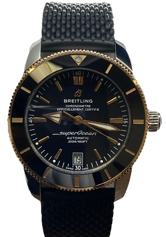 Watches with Matte Finish Cases for a Sophisticated LookBreitling SUPEROCEAN HERITAGE B20  UB2010121B1 Black Dial Automatic Men's Watch