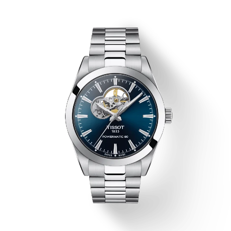 Analog-Digital Hybrid Watches for Dual FunctionalityTissot Gentleman Powermatic 80 Open Heart - T127.407.11.041.01