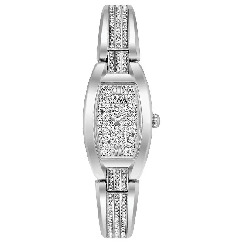 Watches with GMT FunctionBulova Women's 96L235 Bulova Stainess Steel with Sets of Crystal Watch