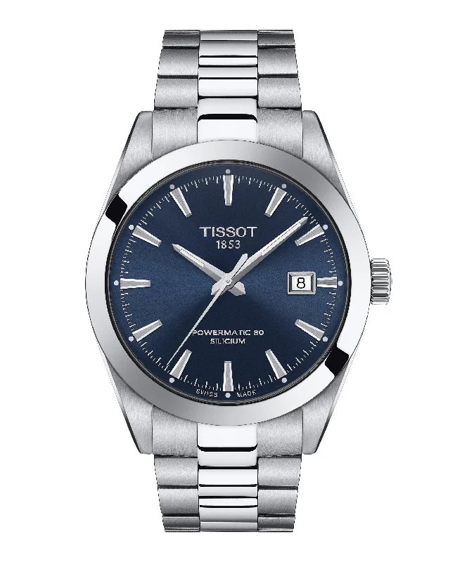 Stainless Steel Mesh Strap Watches for a Sleek LookTissot Gentleman Powermatic 80 Silicium 40mm T127.407.11.041.00