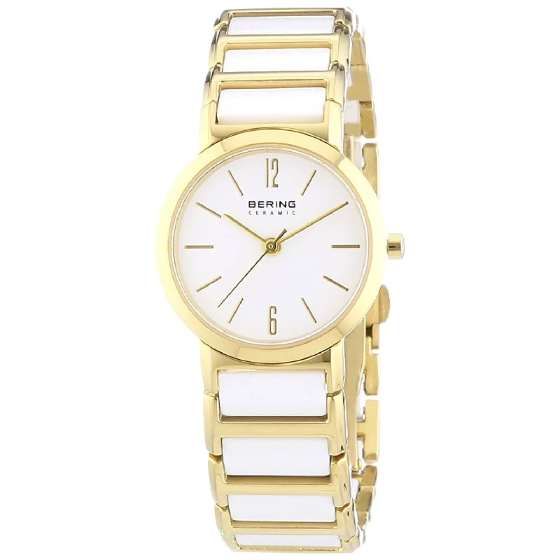 Retro-Inspired Quartz Watches for Retro LoversBering Ceramic Quartz White Dial Women's Watch 30226-751