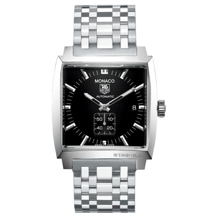 Watches with Dauphine-Style Hands for an Elegant LookTag Heuer Men's WW2110.BA0780 Monaco Stainless Steel Watch