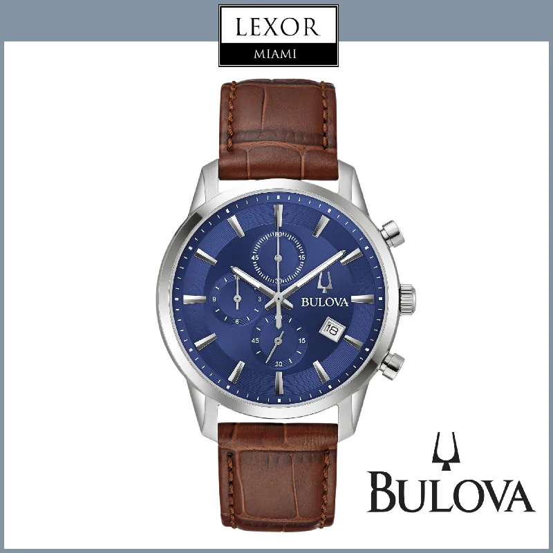 Titanium Cased Watches for Lightweight ComfortBulova 96B402 STRAP M W ST BL CHRONO SUTTON Watches