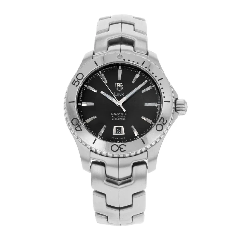 Watches with Glossy Finish Cases for a Shiny AppealTag Heuer Men's WJ201A.BA0591 Link Automatic Stainless Steel Watch