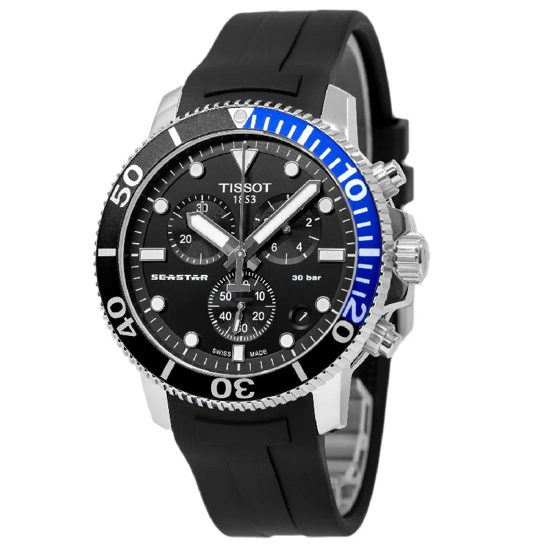 Analog-Digital Hybrid Watches for Dual FunctionalityTissot T120.417.17.051.02 Seastar 1000 Chrono Watch