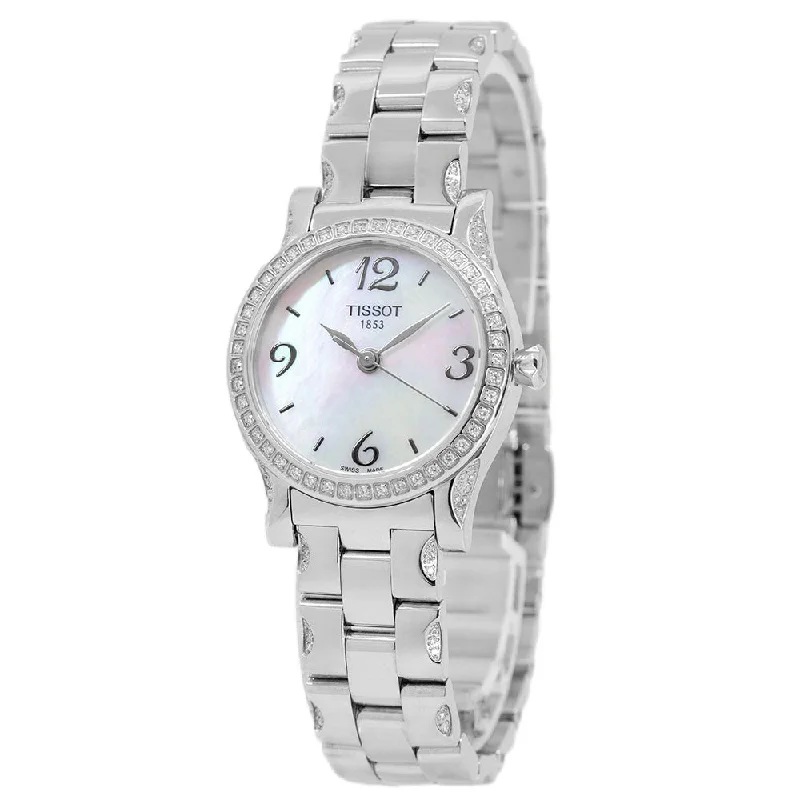 Watches with Two-Tone Cases for a Stylish AppearanceTissot Ladies T028.210.11.117.00 MoP Dial Diamonds Quartz