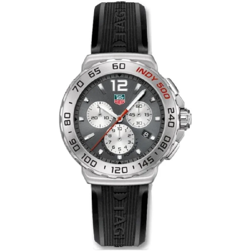 Digital Watches with Timer FunctionTag Heuer Men's CAU1113.FT6024 Formula 1 Indy 500 Chronograph Stainless Steel Watch