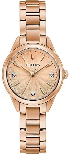 Leather Cuff Watches for a Bohemian LookBULOVA SUTTON 97P151