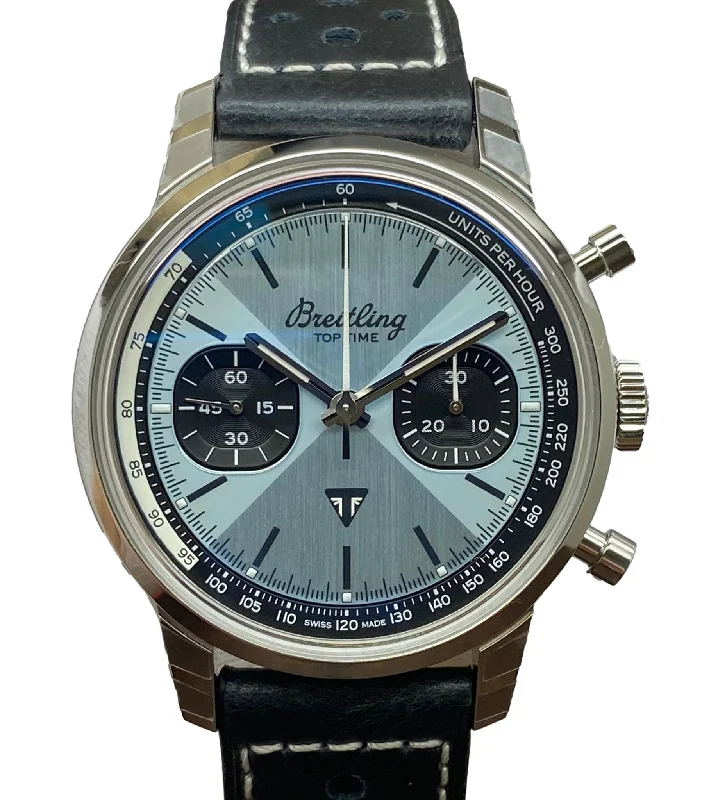 Dressy Watches for Evening EventsBreitling Top Time Triumph Chronograph  A23311121C1X1 Ice Blue Dial Automatic Men's Watch