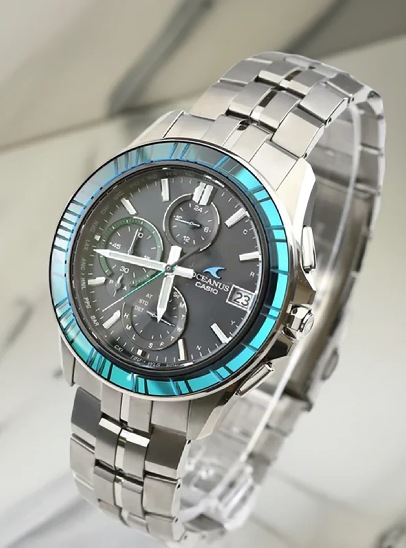 Mechanical Watches with Hand-Winding MechanismCASIO WATCH OCEANUS MANTA S7000 SERIES OCEANUS 20TH ANNIVERSARY OCW-S7000SG-1AJR MADE IN JAPAN JDM