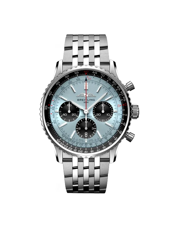 Watches with Multiple Time Zone DisplaysBreitling Navitimer B01 Chronograph Watch 43mm AB0138241C1A1