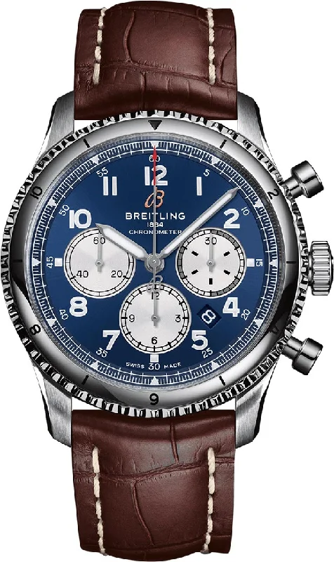 Hybrid Smartwatches with Traditional Watch AestheticsBreitling Aviator 8 B01 Chronograph 43