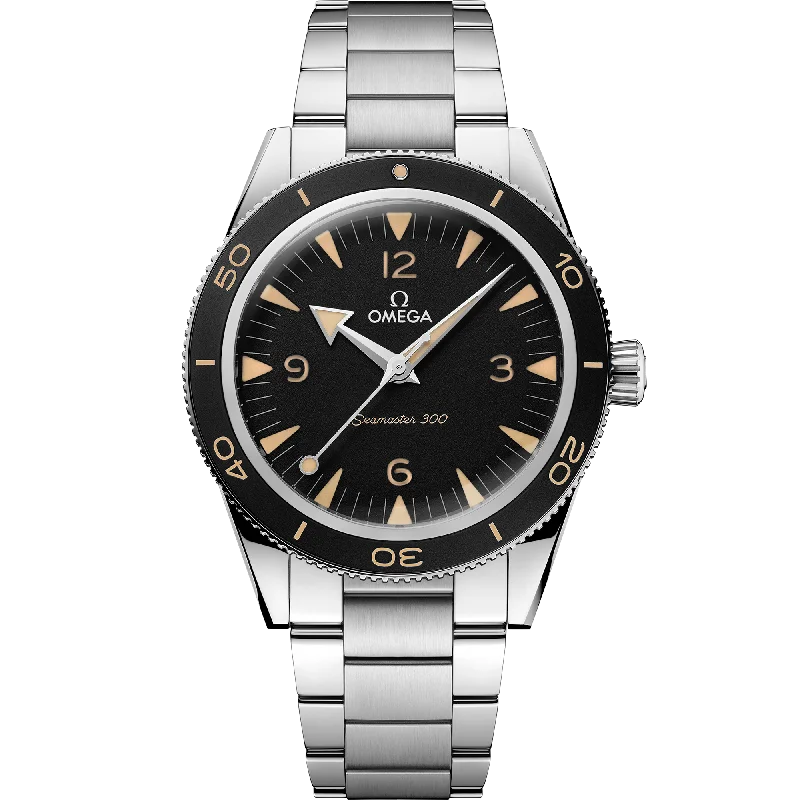 Watches with Glossy Finish Cases for a Shiny AppealSeamaster 300 41mm 234.30.41.21.01.001