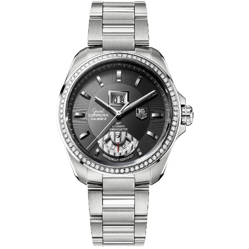 Women’s Dress Watches with Elegant StrapsTag Heuer Men's WAV5115.BA0901 Grand Carrera Stainless Steel Watch