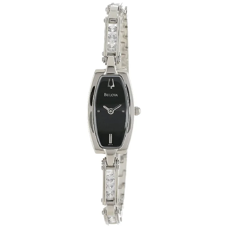 Alloy Cased Watches for Affordable QualityBulova Women's 96T15 Crystal Stainless Steel Watch