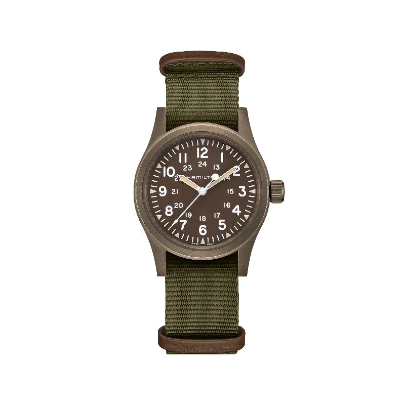 Titanium Cased Watches for Lightweight ComfortHamilton Khaki Field Mechanical 38mm