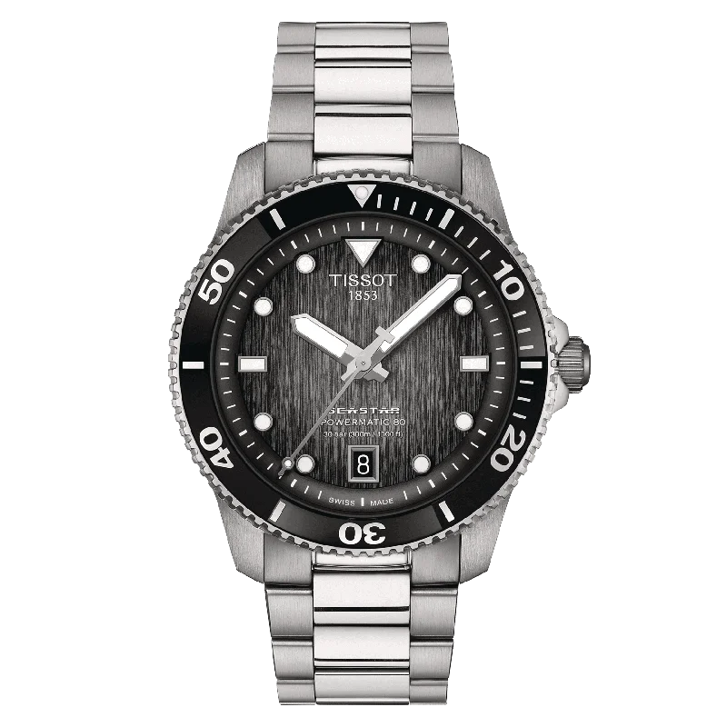 Diamond-Encrusted Luxury Watches for Special OccasionsTissot Seastar 1000 Powermatic 80 40mm