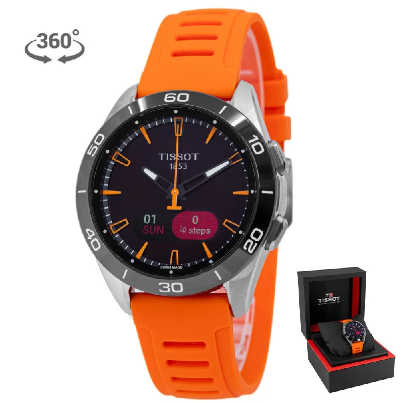 Watches with Glossy Finish Cases for a Shiny AppealTissot T153.420.47.051.02 T-Touch Connect Sport Quartz Solar