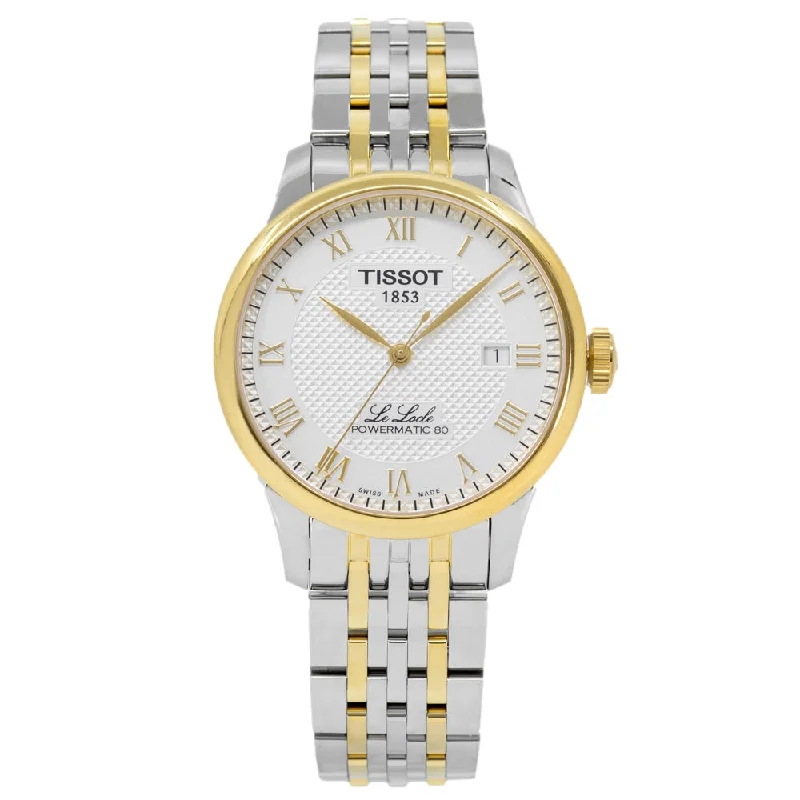 Ceramic Cased Watches with Mother-of-Pearl DialsTissot Men's T006.407.22.033.01 Le Locle Powermatic 80