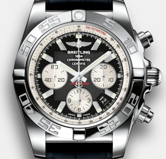 Vintage Style Mechanical Watches for CollectorsBreitling Chronomat 44 Stainless Steel Black