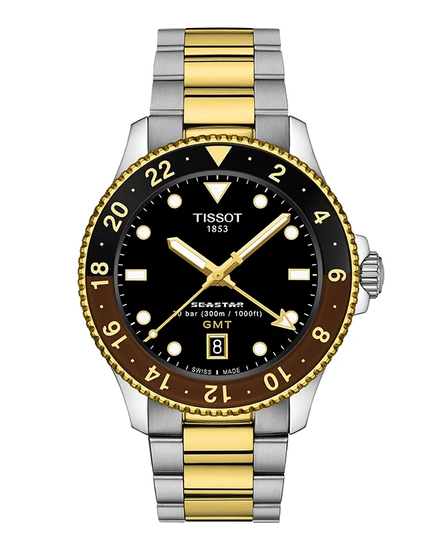 Adjustable Strap Watches for Perfect FitTissot Seastar 1000 Quartz GMT -  T120.852.22.051.00 - 789051