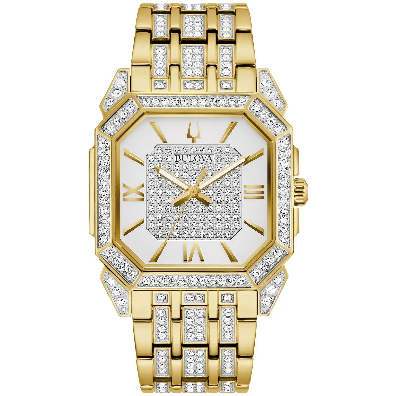 Watches with Rose Gold Plated Cases for a Feminine TouchBulova Octava Collection 98A295