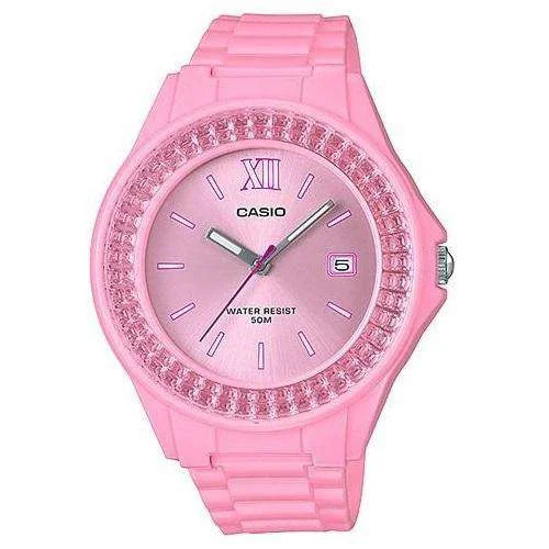 Casual Watches for Weekend OutingsCasio LX-500H-4E2VDF Pink Resin Watch for Women