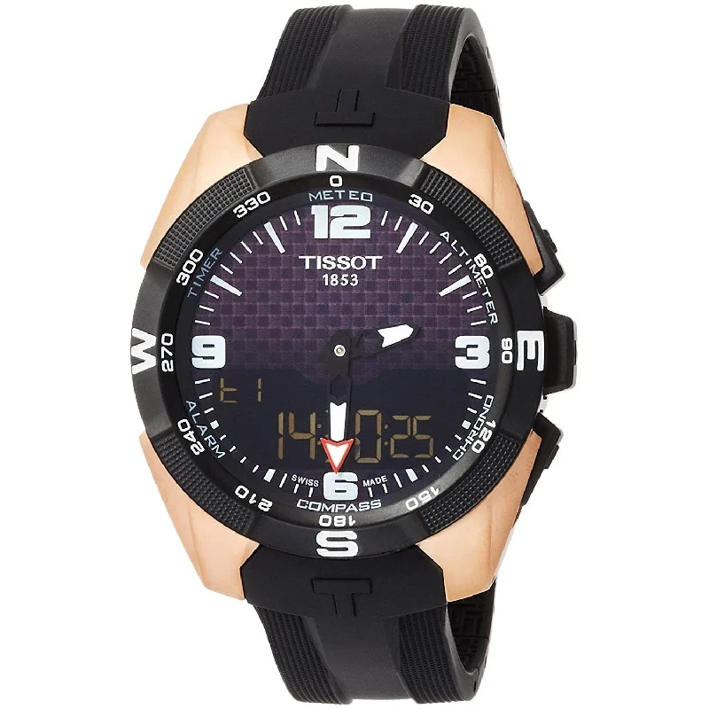 Casual Watches for Weekend OutingsTissot T-touch  Quartz Expert Solar NBA Special Edition Black Dial Men's Watch T0914204720700