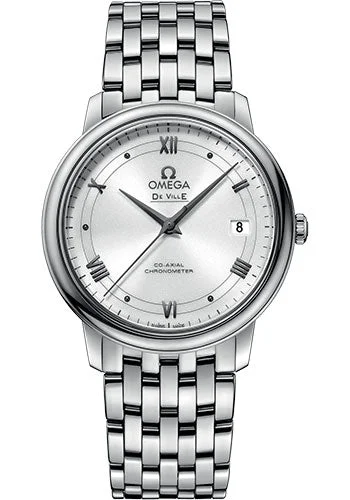 Dressy Watches for Evening EventsOmega De Ville Prestige Co-Axial Watch - 36.8 mm Steel Case - White Dial - 424.10.37.20.04.001