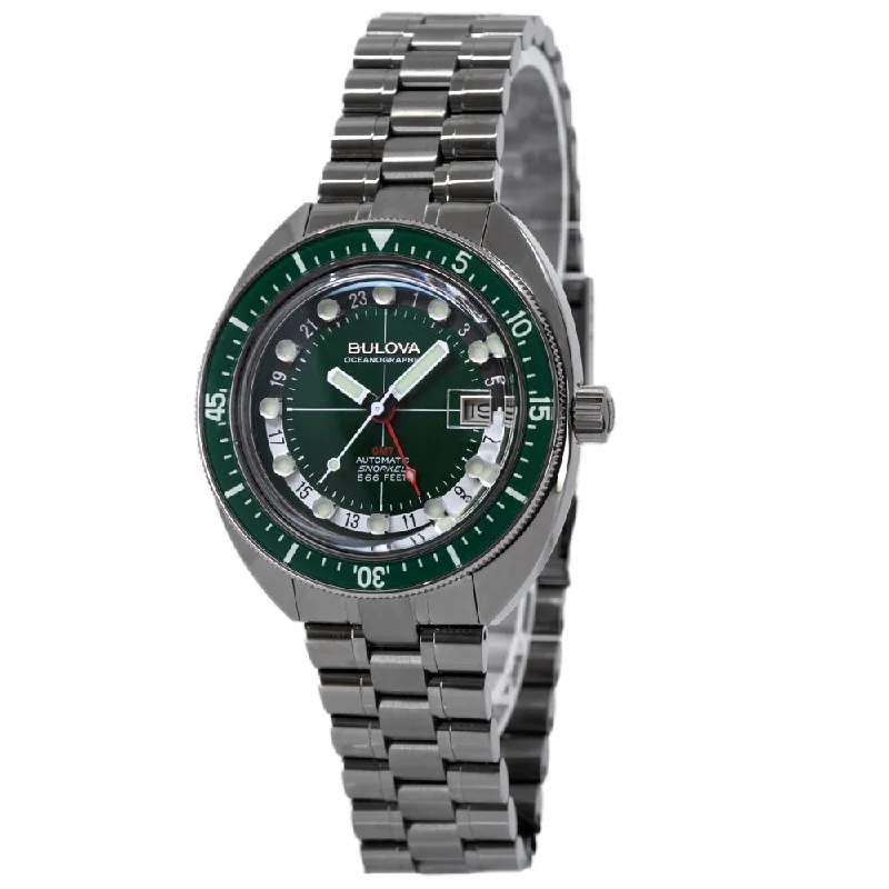 Retro-Inspired Quartz Watches for Retro LoversBulova Men's 98B415 Oceanographer GMT Mechanical