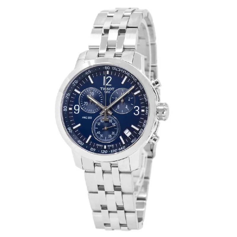 Classic Style Watches for Timeless AppealTissot Men's T114.417.11.047.00 PRC 200 Chrono Blue Dial