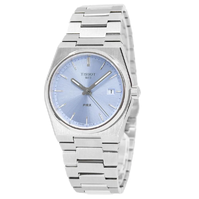 Watches with Sword-Style Hands for a Distinctive LookTissot Ladies T137.210.11.351.00 PRX Blue Dial 35mm Quartz