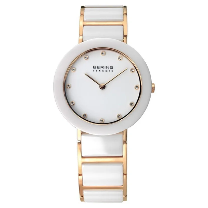 Watches with Matte Finish Cases for a Sophisticated LookBering Women's 11429-751 Ceramic Crystal Two-Tone Stainless steel and Ceramic Watch