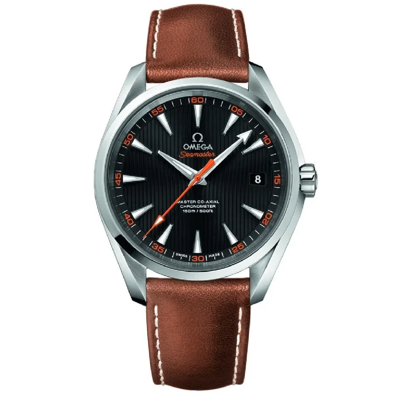 Casual Watches for Weekend OutingsOmega Men's 231.12.42.21.01.002 Seamaster Aqua Terra Master Automatic Brown Leather Watch