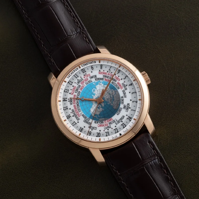 Watches with Rubber Straps for Comfort and DurabilityVacheron Constantin Traditionnelle World Time