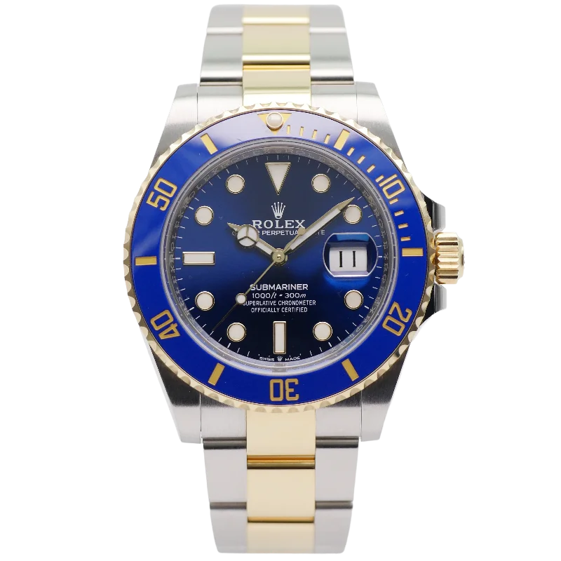 Waterproof Diving Watches with Rotating BezelRolex Submariner Date Stahl/Gold 126613 - 2021