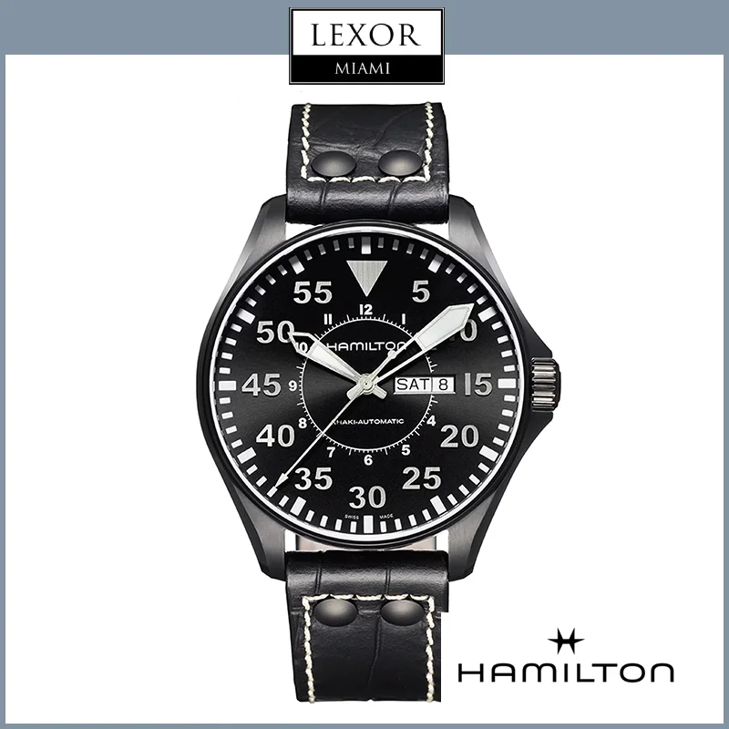 Casual Watches for Weekend OutingsHamilton Khaki Aviation Pilot Auto Day Date Men Watch H64785835