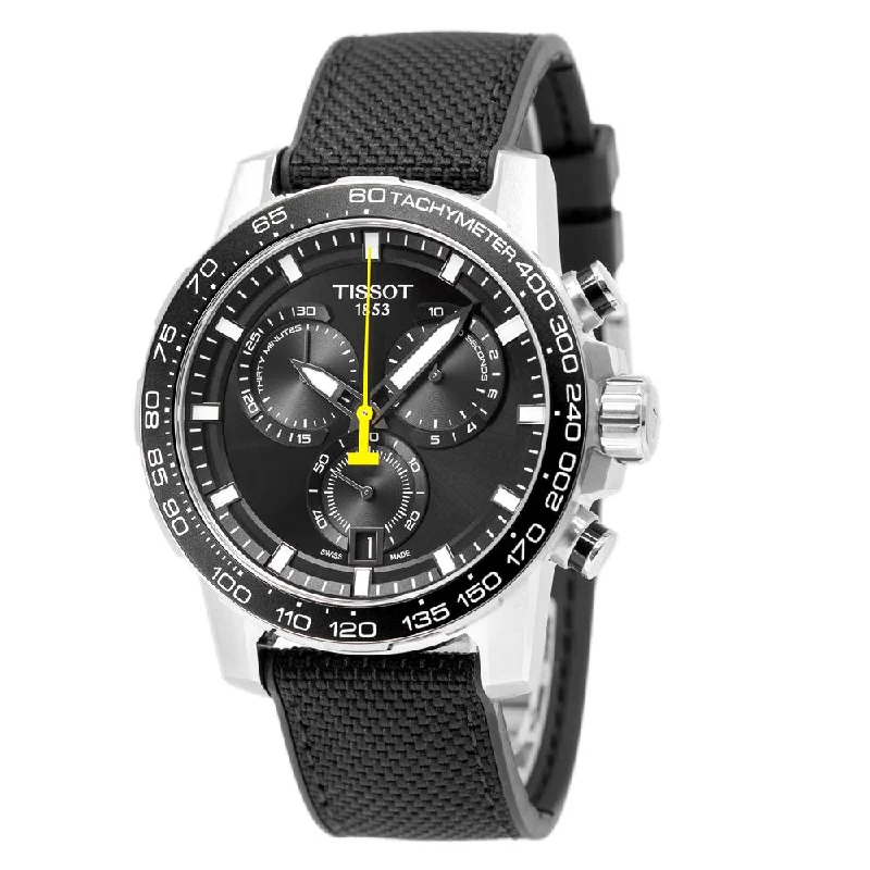 Digital Watches with Timer FunctionTissot T125.617.17.051.02 Suprersport Chrono Black Watch