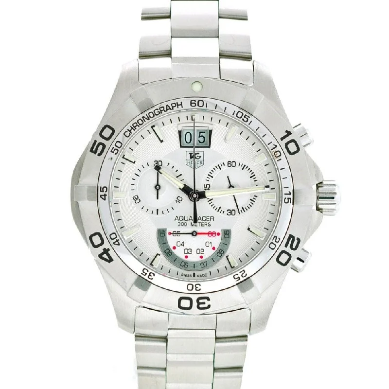 Watches with Sword-Style Hands for a Distinctive LookTag Heuer Men's CAF101B.BA0821 Aquaracer Chronograph Stainless Steel Watch