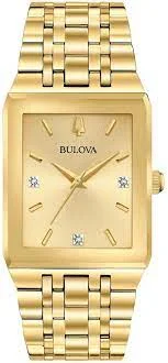 Watches with Dauphine-Style Hands for an Elegant LookBULOVA QUADRA 97D120