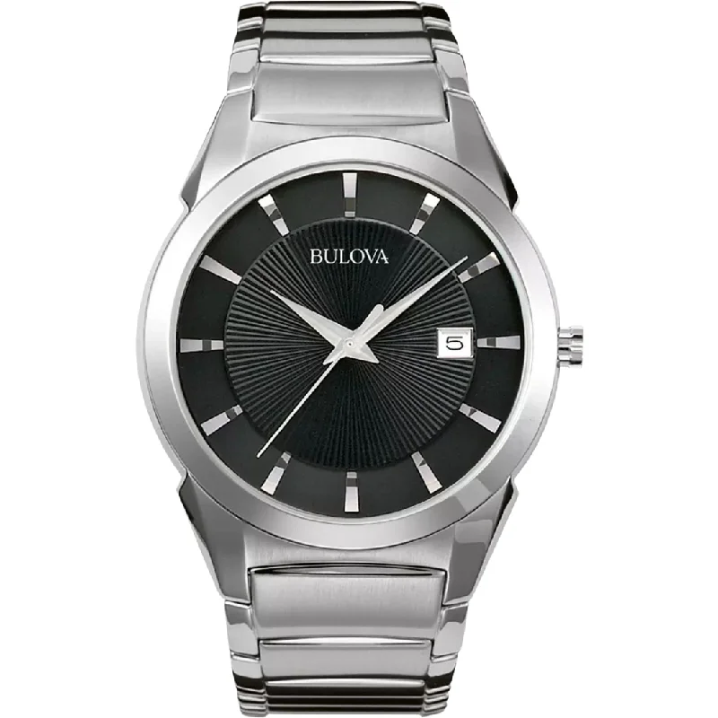 Watches with Embossed Dials for a Textured LookBulova Classic Silver Tone Watch