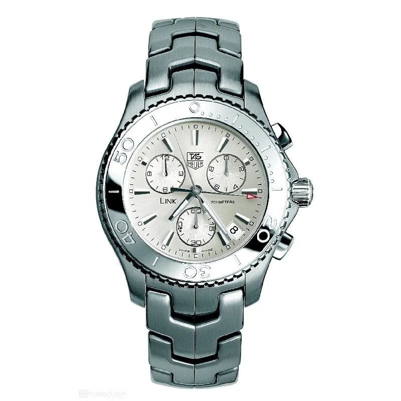 Luxury Brand Automatic Watches for MenTag Heuer Men's CJ1111.BA0576 Link Chronograph Stainless Steel Watch