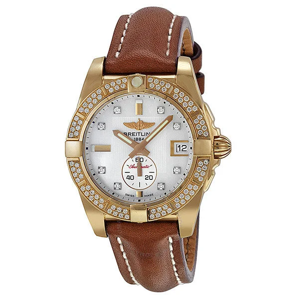 Luxury Brand Automatic Watches for MenBreitling Galactic 36 Stainless Steel Mother-of-Pearl 36mm