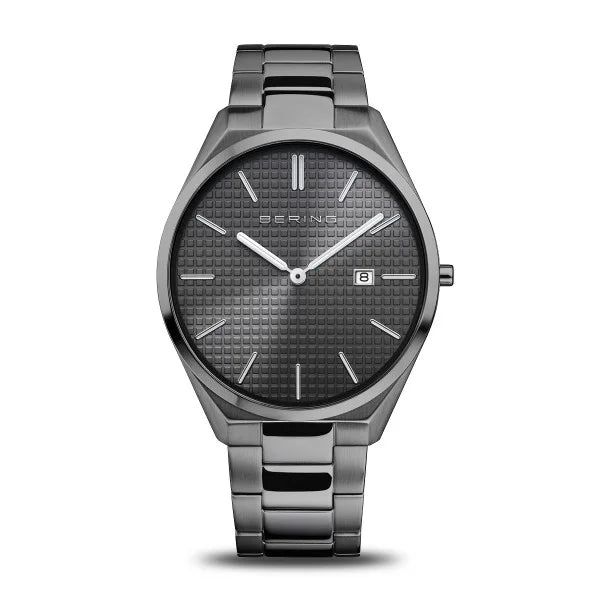 Watches with Gold Plated Cases for a Luxurious LookBering - Ultra Slim Watch Grey