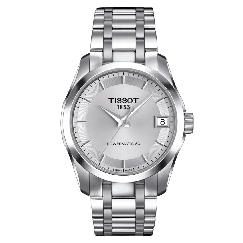 Titanium Cased Watches for Lightweight ComfortTISSOT COUTURIER POWERMATIC 80 LADY T0352071103100