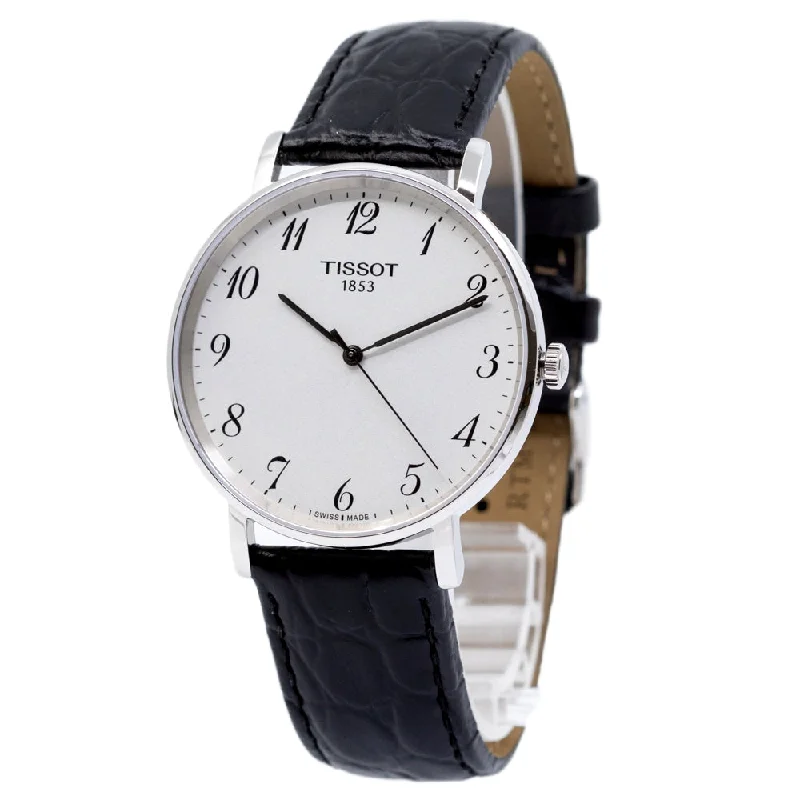 Watches with Embossed Dials for a Textured LookTissot Men's T109.410.16.032.00 T-Classic Everytime Quartz