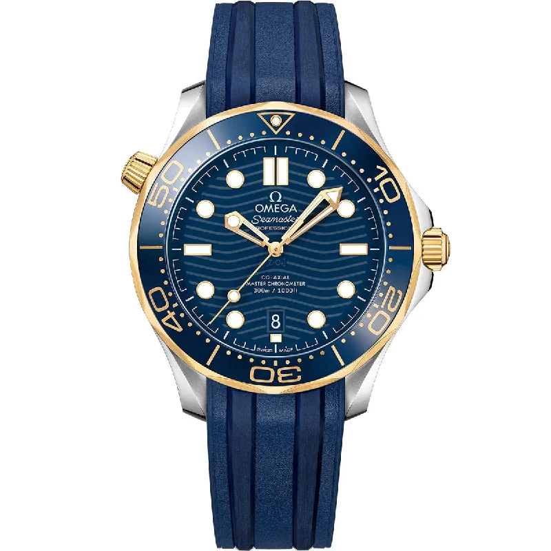 Watches with Embossed Dials for a Textured LookSeamaster Diver 300M 210.22.42.20.03.001