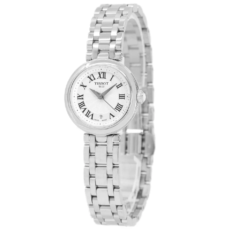 Round Dial Watches with Roman NumeralsTissot Ladies T126.010.11.013.00 T-Lady Bellissima Quartz